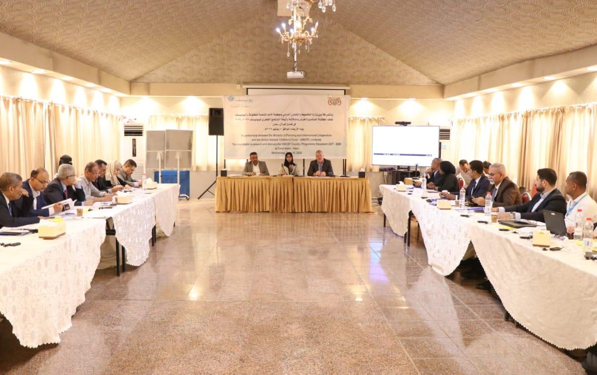 وزارة التخطيط واليونيسيف تناقشان وثيقة البرنامج القطري 2027 – 2029