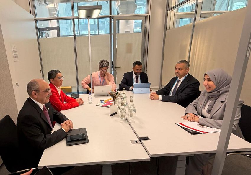 وزيرة التخطيط تبحث مع وزير الدولة الألماني والصندوق الكويتي للتنمية سبل تعزيز التعاون التنموي